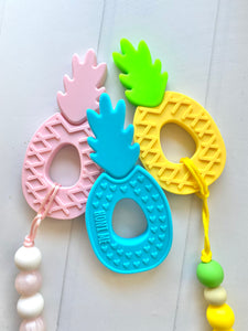 Honi Me Pineapple Teether + ‘Fier Clip